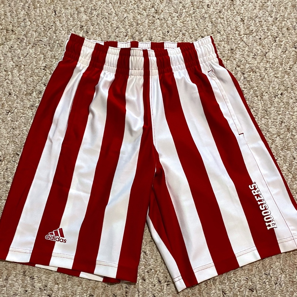 Men's Indiana University Candy Striped Shorts (M)